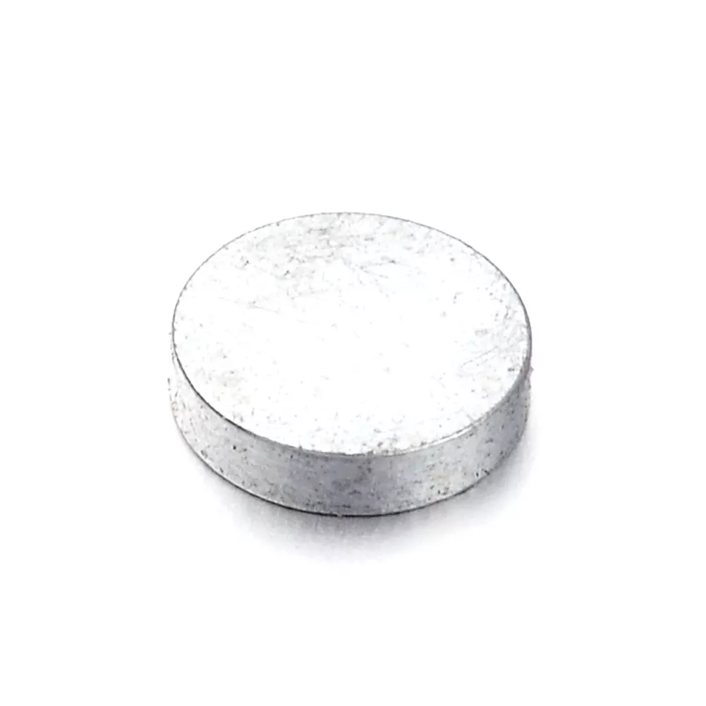 100pcs Platinum Tone Magnet Beads Smooth No Hole Coin Mini Magnets