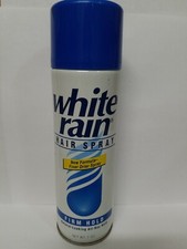 Vintage White Rain Hair Spray Firm Hold All Day Hold 7 Oz