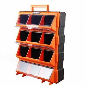 Tool Case 12 Bins Plastic Drawer For Parts Storage Hardware Grid Craft Cabinet | eBay