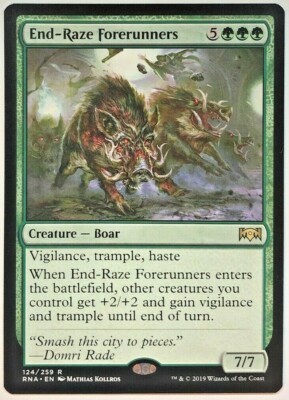 game ending cards mtg MTG End-Raze Forerunners Ravnica Allegiance 124/259 Regular Rare