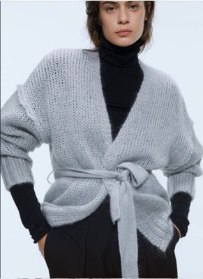 zara wrap sweater