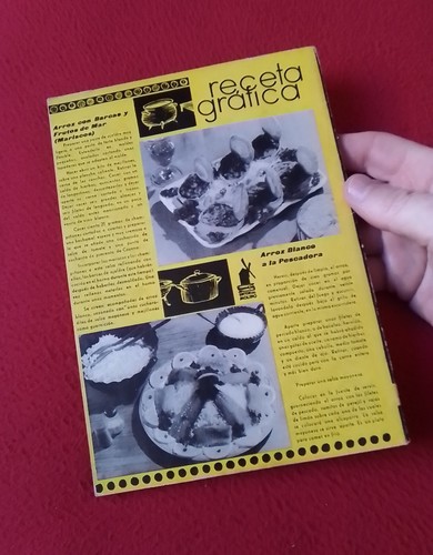 ANTIGUO LIBRO BIBLIOTECA AMA DE CASA GASTRONOMIA..EL ARROZ Y EL BACALAO RECETAS. - Imagen 2 de 2