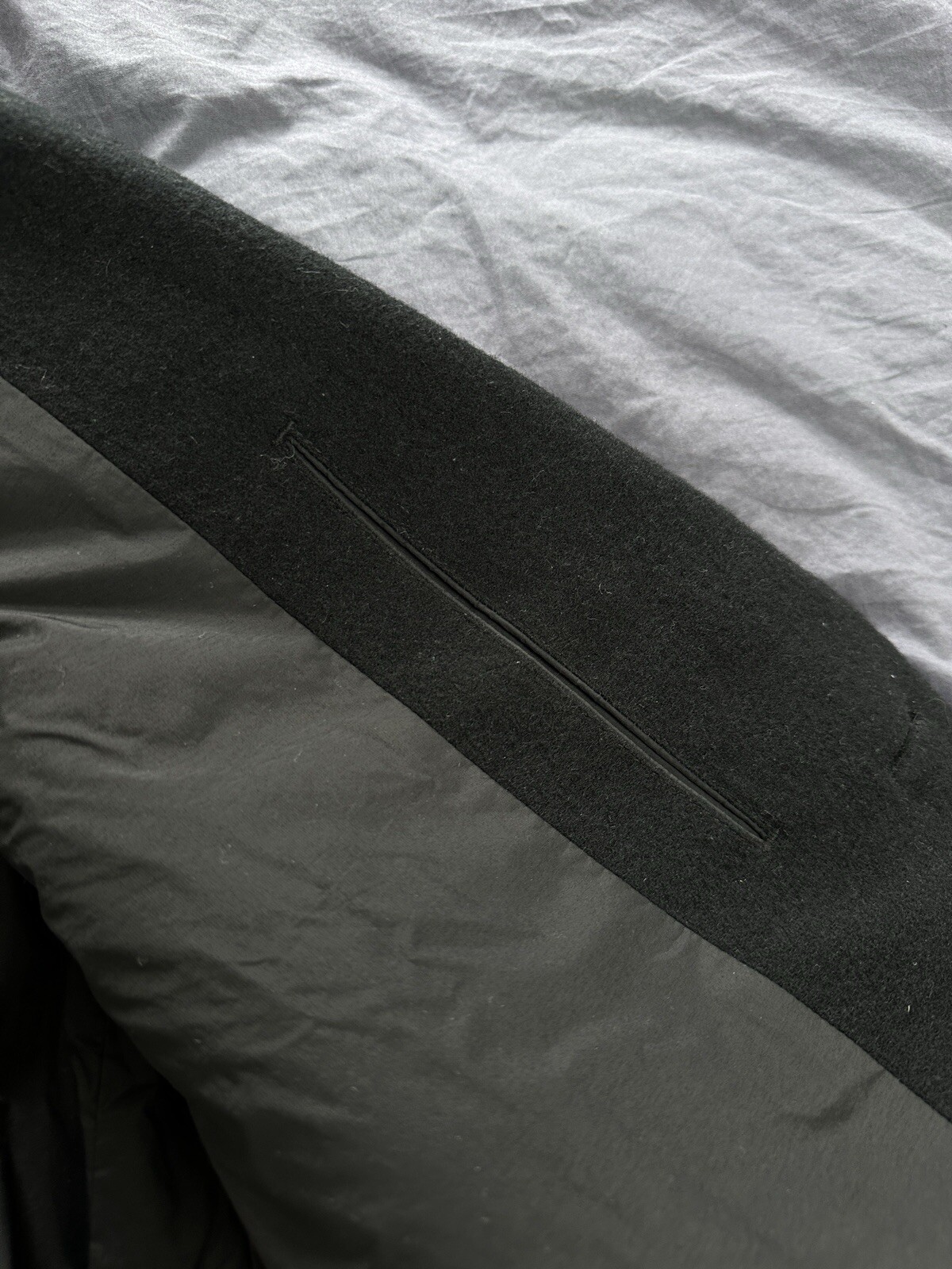 Jil Sander x Uniqlo: Black Wool Coat - Mens image 5