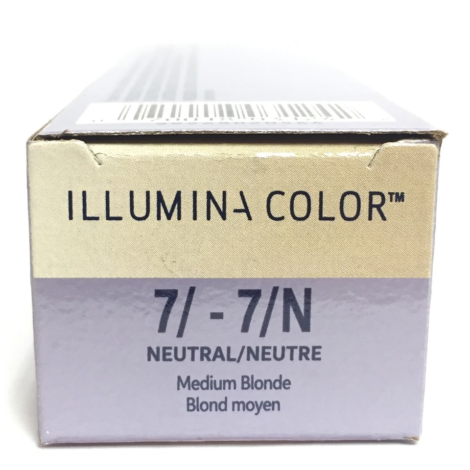 Wella Illumina Color Permanent Creme Hair Color - 7 Medium Blonde Neutral