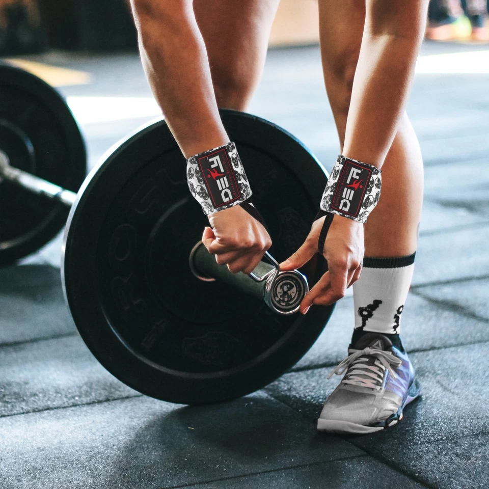 DEFY Power Weight Lifting Wrist Wraps Supports Gym Workout Bandage Straps 18" - Image 3 of 4