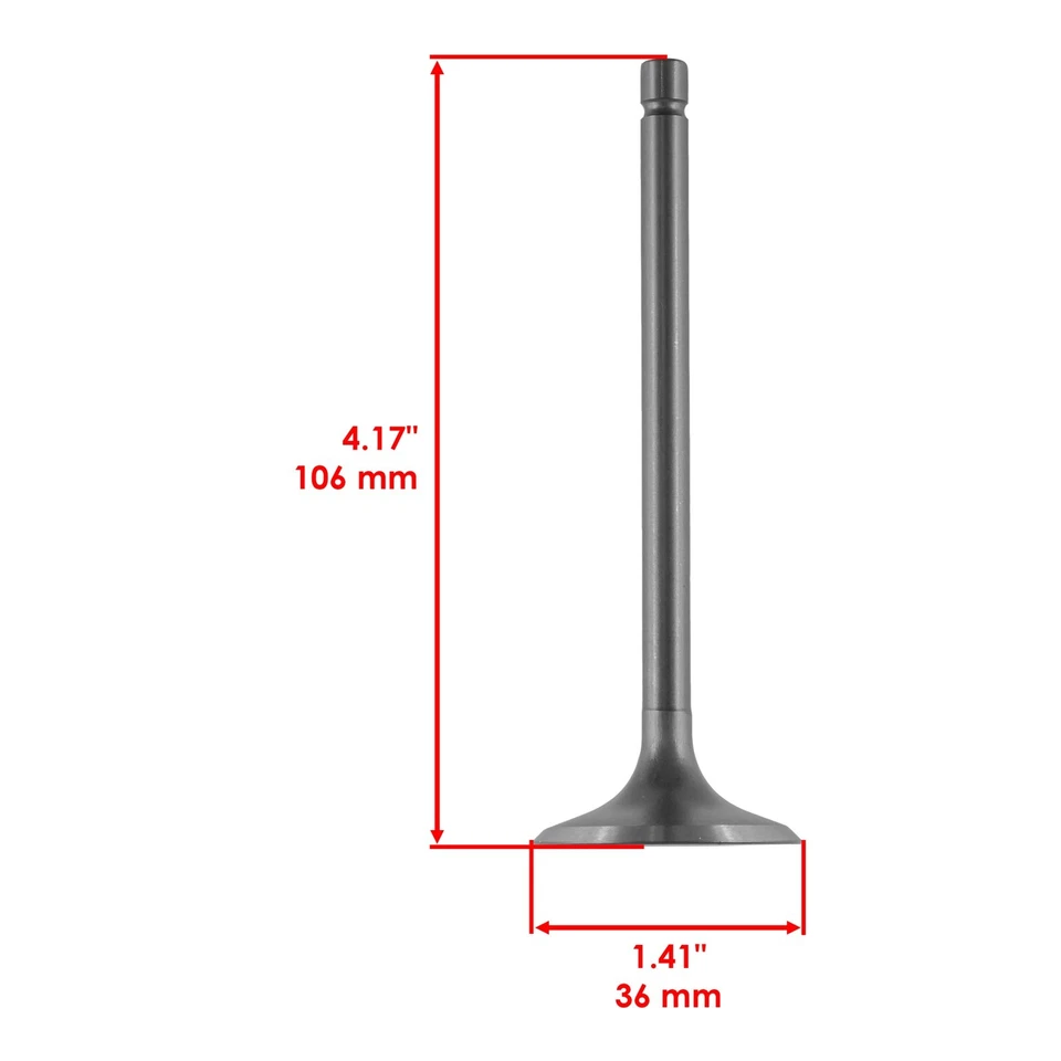 Válvula de escape y admisión para Honda XL600R 1983-1984 Foto 3 de 4