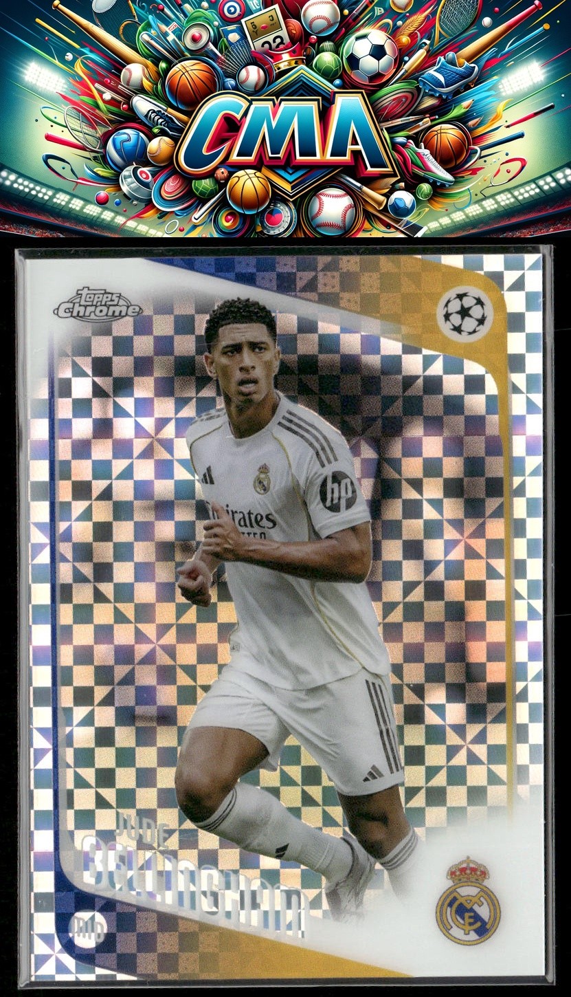 2025-26 Topps Chrome UEFA Club Competitions #64 Jude Bellingham X-Fractor