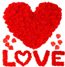 3000PCS Silk Rose Petals for Bedroom, Artificial Red Rose Flowers for Wedding Va