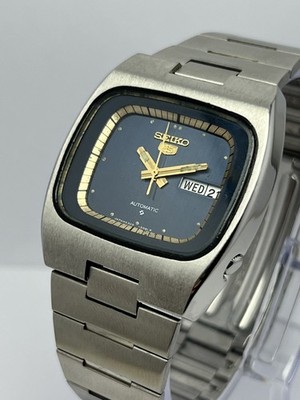 Vintage Seiko 5 TV Automatic Movement Men's Wrist Watch Japan Made
