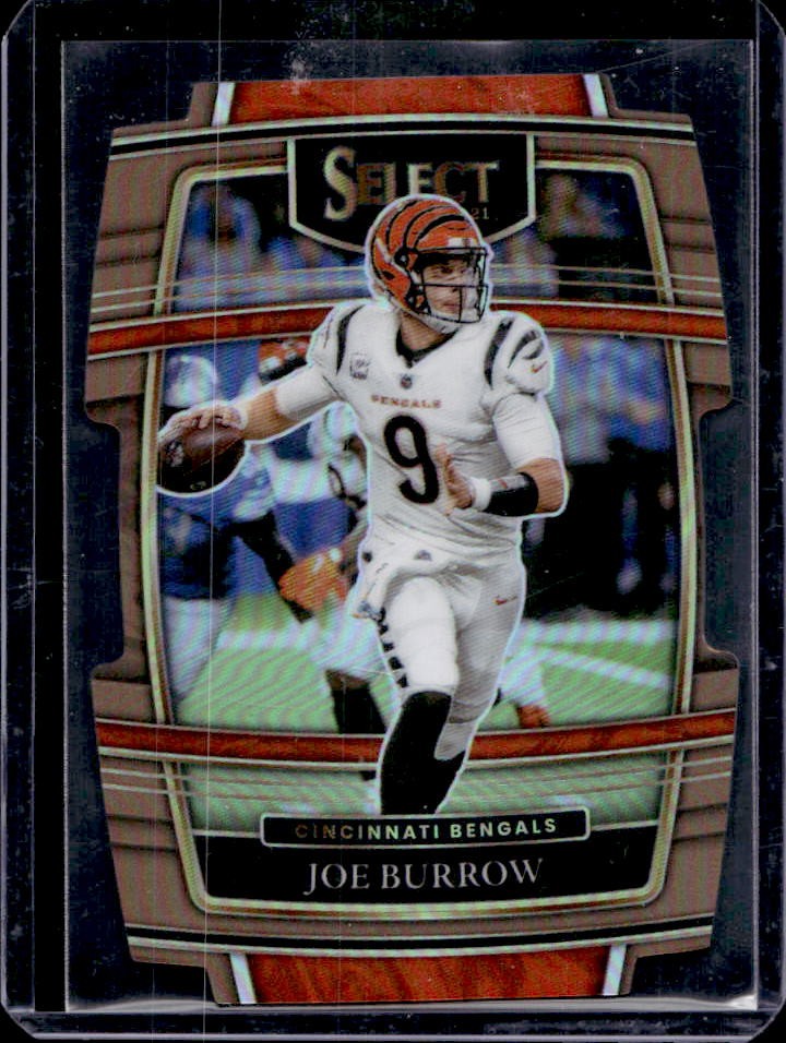 2021 Select Joe Burrow Copper Prizm Die Cut Concourse #77/199 Bengals