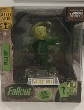 McFarlane Toys Movie Maniacs Fallout Vault Boy Gold Label GITD Glow in the Dark
