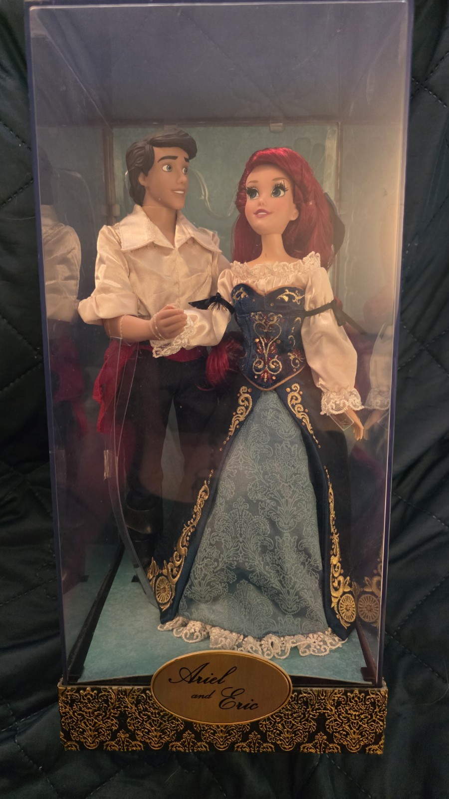 Disney Fairytale Little Mermaid Ariel and Eric Designer Collection Le 6000 Doll