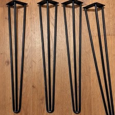 70cm Black hairpin legs (3 pin) - Used Great Condition