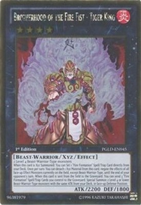 Yugioh - Brotherhood of the Fire Fist - Tiger ... (1st Edition) - PGLD-EN045 (P)