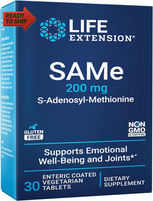 Life Extension Same, Mood, Joint & Liver Support, Gluten-Free, Non-Gmo, Vegetari