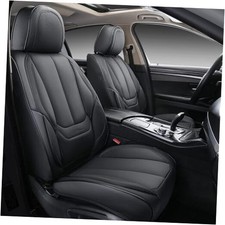 Seat Covers Full Set Seat Covers for Cars 5 Seats, Car Seat FullSet Black