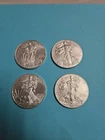United States American Eagle Silver Coins Lot of 4, 1oz 2014 Coins Uncirculated