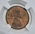 1918 Lincoln Cent NGC MS63 Red Brown    - 96760