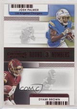 2021 Panini Contenders Round Numbers Ruby Dyami Brown Josh Palmer #RN-JPA 0p9a