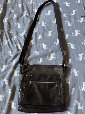 Ameri Leather Cross Body Purse, Real Leather, Beautiful Shape!
