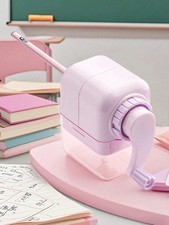 Image of 1Pc Hanand Crank Pencil Sharpener Spiral Aloy Blade Ergonomic Manual Desk School