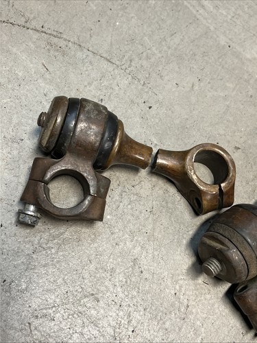 3.5 Flanders Handlebar Risers Harley Knucklehead Panhead Flathead ...
