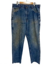 Carhartt Painter Pants, Size 38, Denim, Solid Color IDG , B171-DST