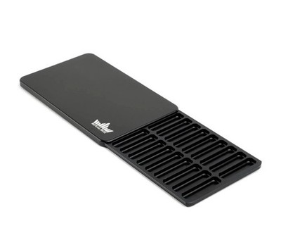 Royal Box S-line Bi-turbo Black Ultra Slim Luxury Snuff Stash Box & Straws *READ