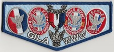 OA Gila Lodge 378 - Eagle Scout Badges & Medal flap - s155