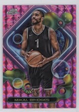 2023-24 Topps Cosmic Chrome Pink Galaxy Refractor Mikal Bridges #11 11ng