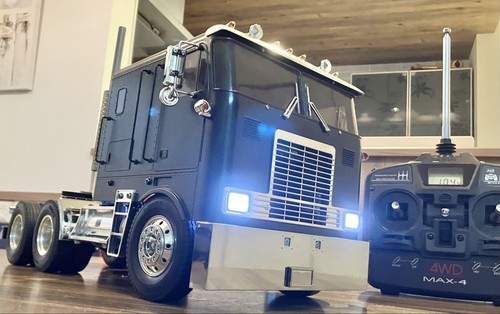 Paroi Arrière De Cabine Couchette Pour Camion Tamiya Globe Liner 1/14 - Carrosserie Blanche