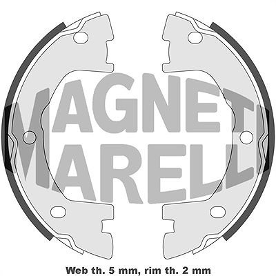 Magneti Marelli Bremsbacke Hinterachse U.A. FüR Iveco, Renault Trucks-image