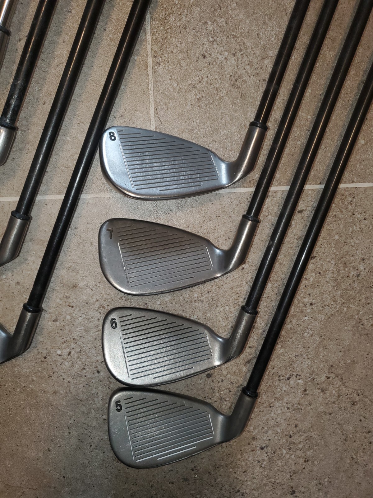 Callaway Big Bertha Regular Flex Graphite Iron Set 5-PW SW LW 2