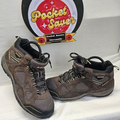 Hi-Tec Total Terrain Waterproof Boots Men's SZ 11 Brown Work Outdoor Hiking EUC