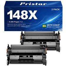 2pk 148X W1480 Toner Cartridges w/ chip for HP 148A LaserJet Pro 4001n MFP 4101f
