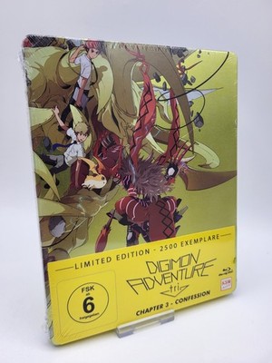 DIGIMON ADVENTURE TRI CHAPTER 3 CONFESSION Blu-Ray Steelbook FUTUREPAK NEU OVP 