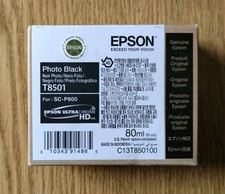 New Genuine Epson T8501 Photo Black Ultra Chrome HD Ink For SC-P800 Exp 11-2022