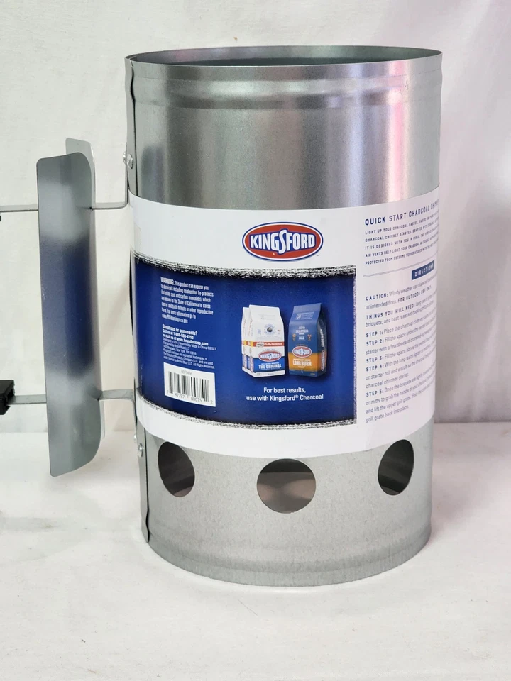 Kingsford Heavy Duty Deluxe Charcoal ChimneyStarter for Charcoal Grill Barbecues - Image 3 of 4