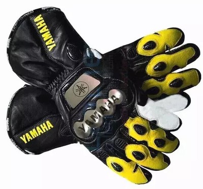 MEN LEATHER GLOVES MOTORCYCLE MOTORBIKE BIKER RACING LEATHER GLOVES-S-M-L-XL-2XL