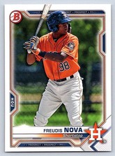 FREUDIS NOVA  ASTROS   2021 BOWMAN PROSPECTS #BP-56