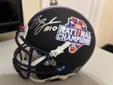 Ben Boulware Autographed Signed Clemson Tigers Speed Mini Helmet National Champ