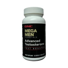 NO BOX, GNC Mega Men Advanced Testosterone Test Booster 60 Capsules - Exp 12/27