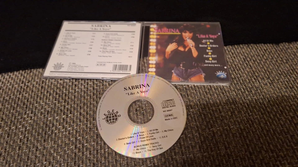 Sabrina (Italo Disco) - Like a Yoyo (Boys, Sexy Girl, etc..CD 1993)