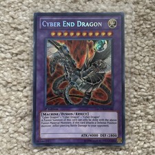 Yugioh Cyber End Drache LCGX-DE182 1. Auflage Secret Rare NM