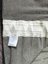 Dunelm The Edited life grey cotton curtain pair