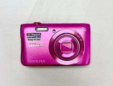 PINK Nikon COOLPIX S3700 20.1MP Digital Camera - Tested  Working READ 