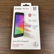 ZAGG InvisibleShield Glass Elite Visionguard for iPhone SE 3rd & 2nd Gen 8/7/6