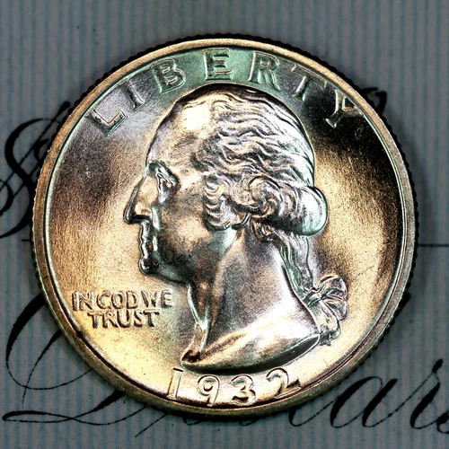 * 1932-S * PRISTINE+ GEM BU MS WASHINGTON QUARTER * FROM ORIGINAL COLLECTION