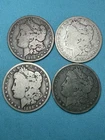 Lot of 4 Morgan Silver Dollars. 1878-S, 1879, 1886-O, 1890-O Private  Collection