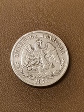 50 centavos Mexiko 1873 sehr sch&ouml;n